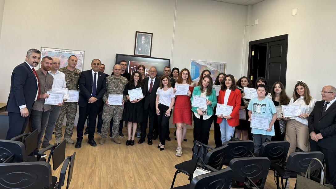 Gürcistan Savunma Bakanlığı Personeli İçin Türkçe Kursu Düzenlendi