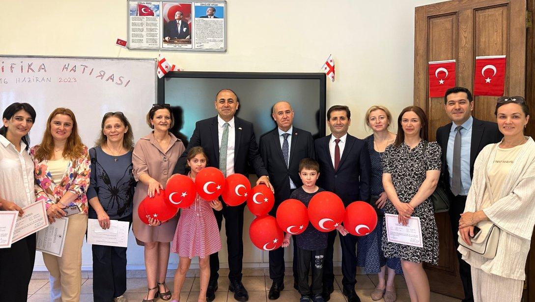 Batum Başkonsolosluğu Türkçe Kurs Merkezi Sertifika Töreni